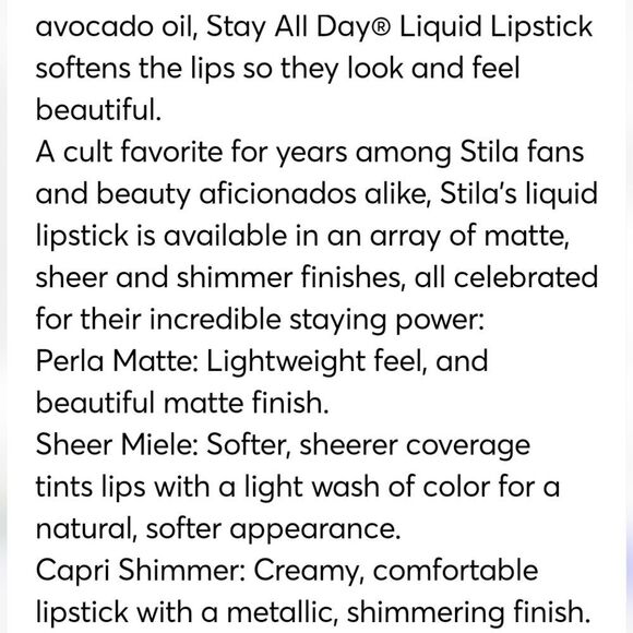Stila Kiss & Don't Tell Stay All Day Liquid Lipstick Set - Picture 14 of 14